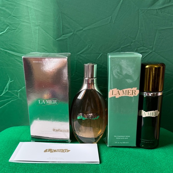 La Mer Other - 💚EMPTY BOTTLE  OF 💚La Mer Women's Bath & Body Set - Green and Silver